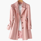 Trench con cappuccio da donna