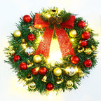 Ghirlanda di Natale Rami Campane Luci natalizie Luci decorative a corda