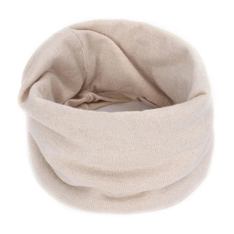 Scaldacollo invernale con sciarpa in cashmere accogliente