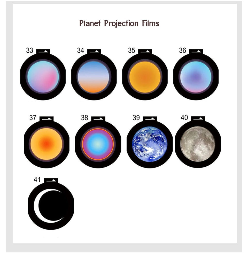 Lampada d'atmosfera con proiettore mini lunare