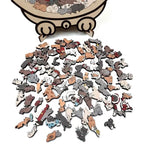 Puzzle con gatti in legno da 135 pezzi