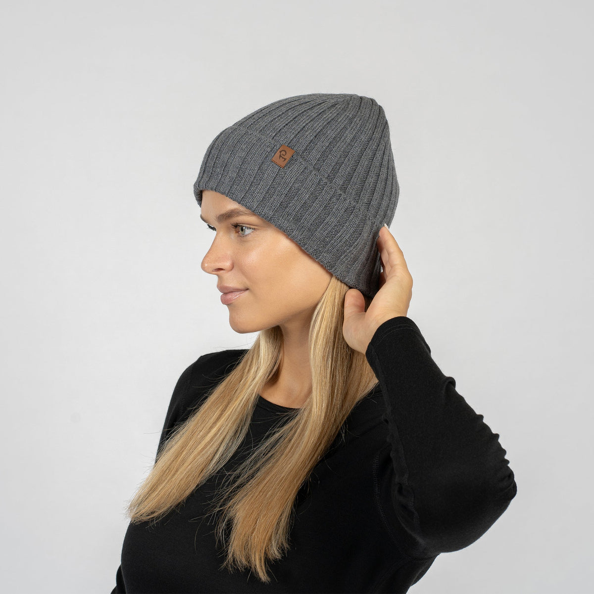 CozyMerino Beanie - Cappello di lusso in lana merino da donna
