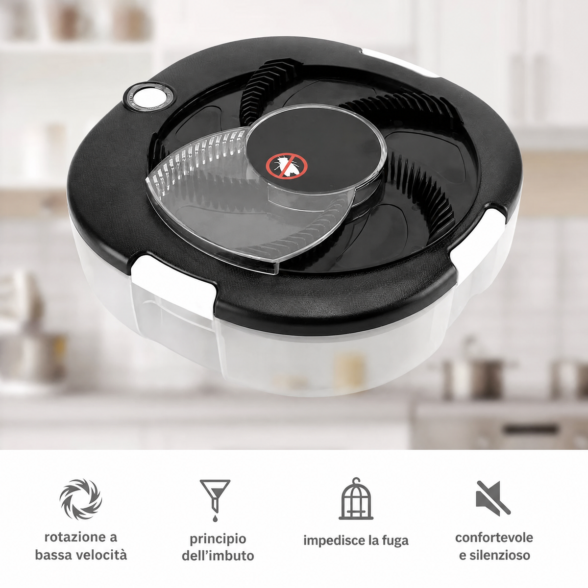 Trappola elettrica per mosche