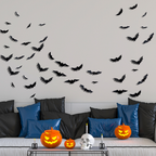 Decorazione da parete a LED pipistrello 3D | Rendi la tua casa il palcoscenico di Halloween più spettrale con illusioni volanti realistiche!