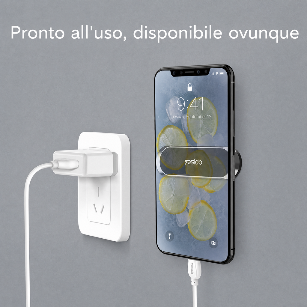 Potente supporto magnetico per telefono - Nessuna foratura necessaria