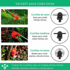 Decespugliatore senza filo da 21V con manico regolabile e testa girevole 90°