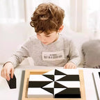 Puzzle a blocchi nascosti in legno