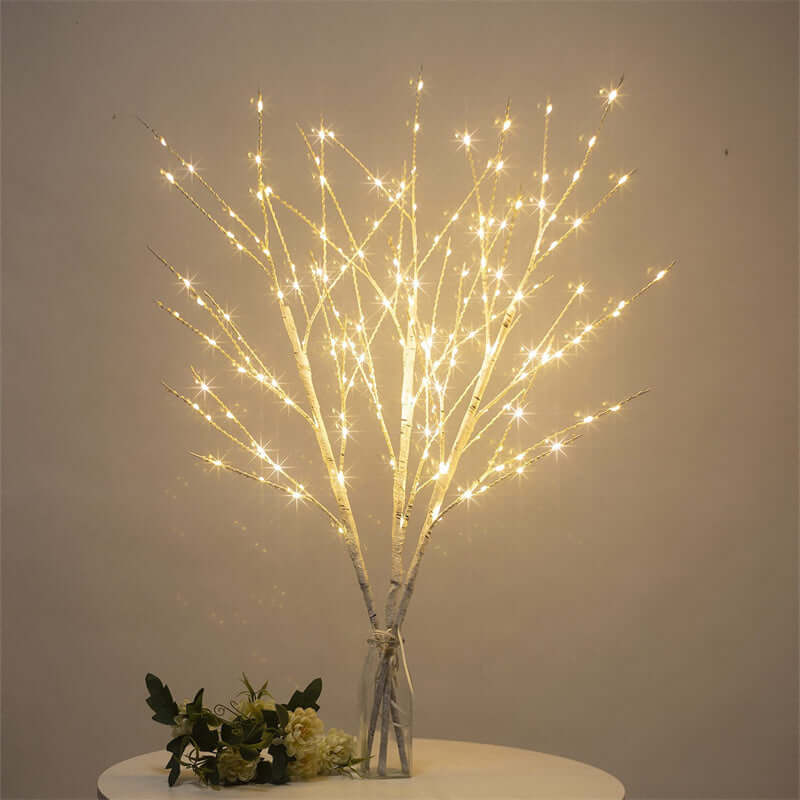 Luci decorative a LED per albero di betulla di Natale