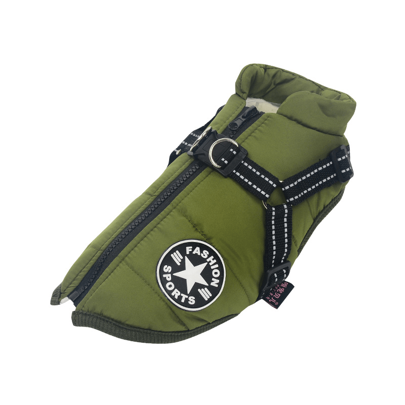 PupGuard - Cappotto invernale per cani con pettorina