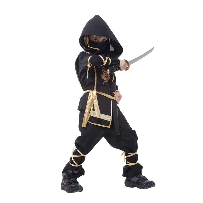 Set di costumi di Halloween da ninja per ragazzi