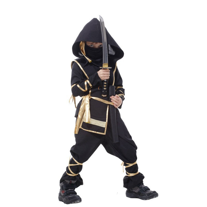Set di costumi di Halloween da ninja per ragazzi