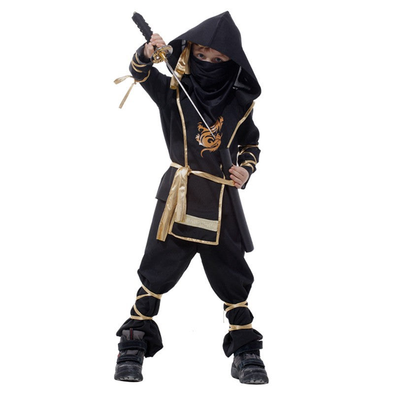 Set di costumi di Halloween da ninja per ragazzi