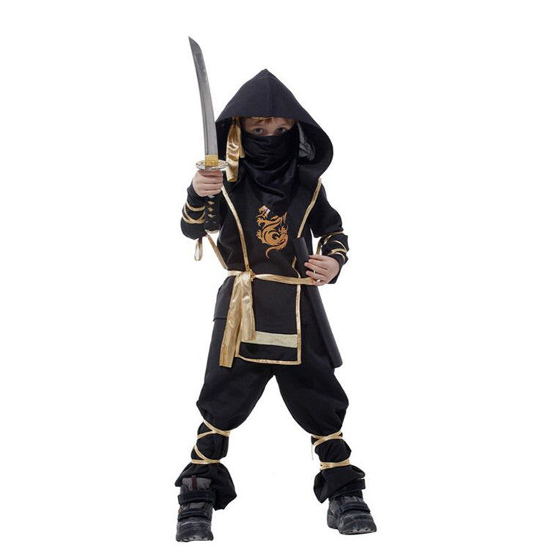 Set di costumi di Halloween da ninja per ragazzi