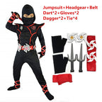 Set di costumi di Halloween da ninja per ragazzi
