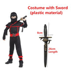 Set di costumi di Halloween da ninja per ragazzi
