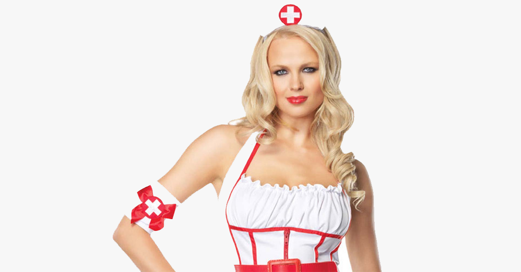 Costume di Halloween da infermiera su chiamata