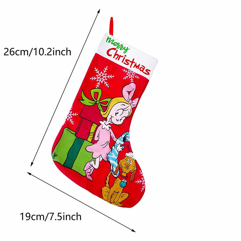 Calze di Natale verdi Decorazioni natalizie