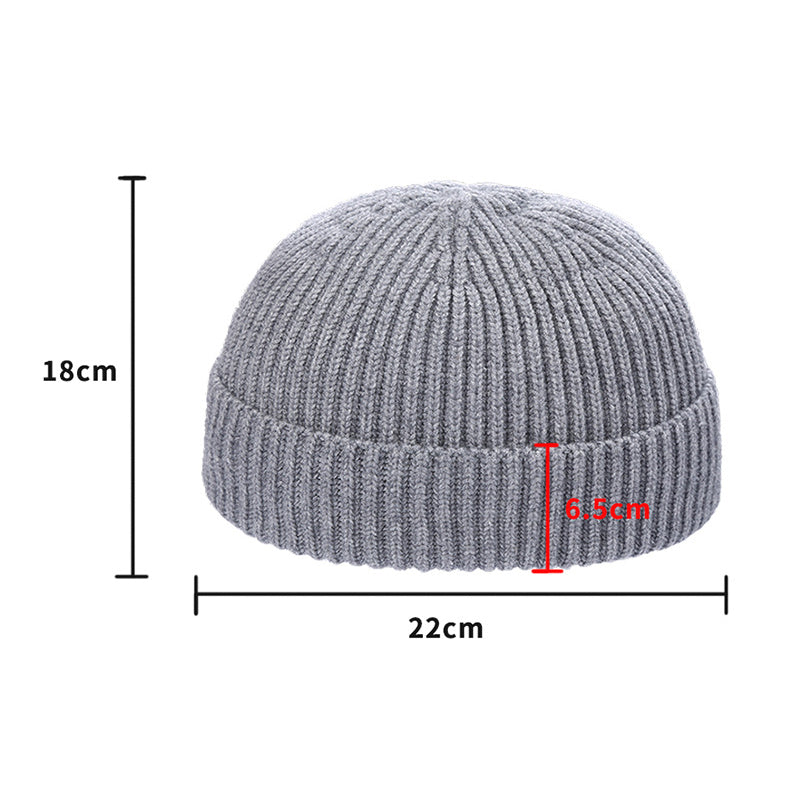 Cappello lavorato a maglia di lana