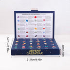 Calendario dell'Avvento in pietra natalizia