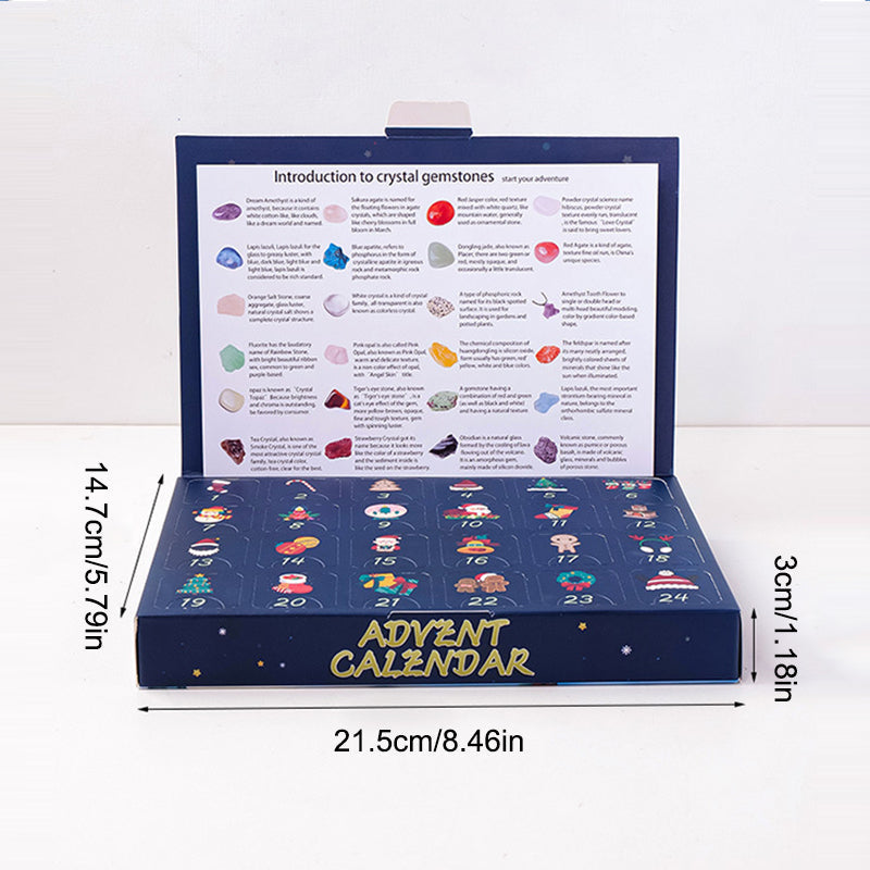 Calendario dell'Avvento in pietra natalizia