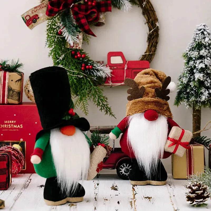 Bambole gnomo natalizie Regali per il giorno di Natale Regali per la decorazione della casa dei nani