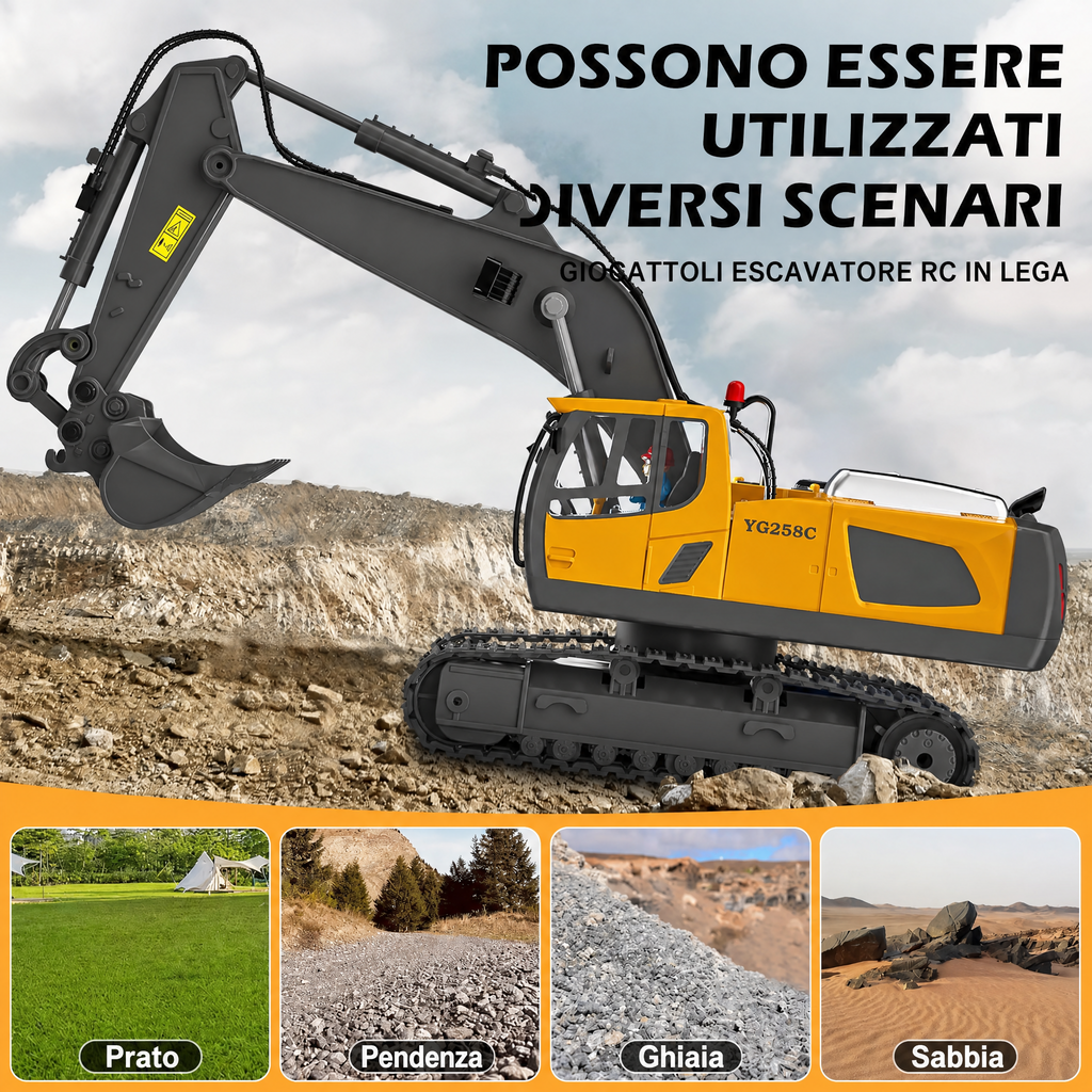 Set di costruzione RC con 4 veicoli