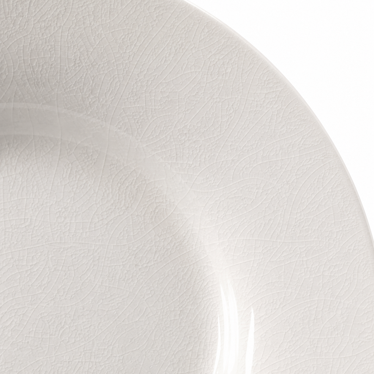 Piatto in ceramica bianco per la tavola