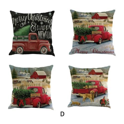 Copricuscini natalizi - Set da 4 pezzi