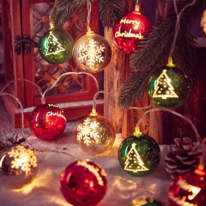 Luci della decorazione di Natale