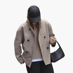 Giacca corta in lana da donna
