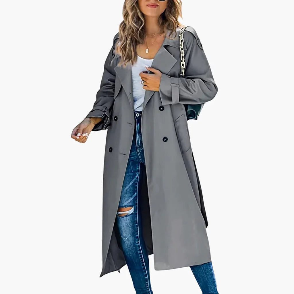 Trench doppiopetto da donna