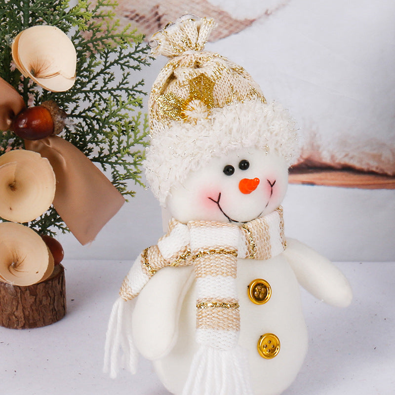 Decorazioni natalizie per pupazzo di neve