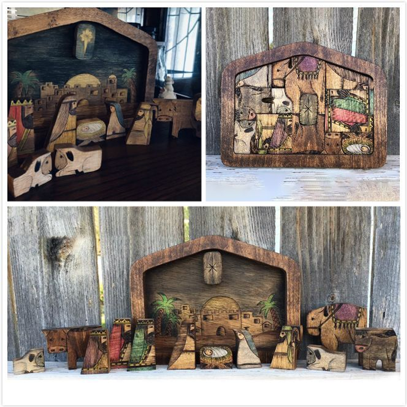 Set puzzle in legno di JéSus