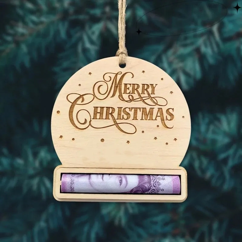 Decorazione di contanti di denaro di Natale