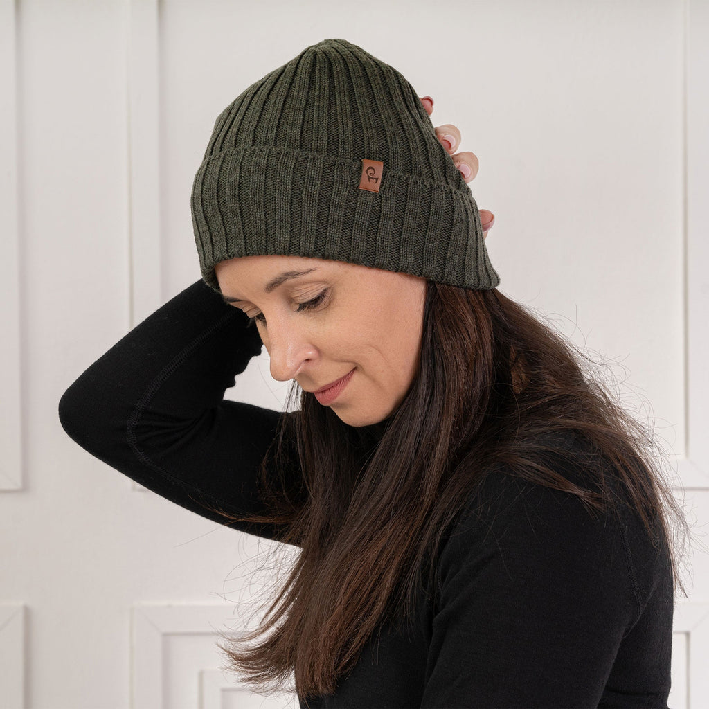 CozyMerino Beanie - Cappello di lusso in lana merino da donna
