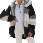 Giacca da donna con cappuccio e cerniera