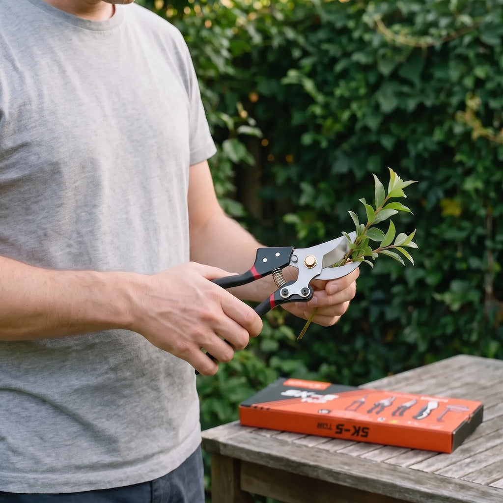 Set di attrezzi manuali da giardino da 5 pezzi per potatura e rifinitura