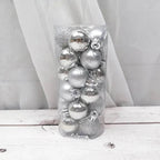 Palla di Natale opaca lucida della decorazione di Natale