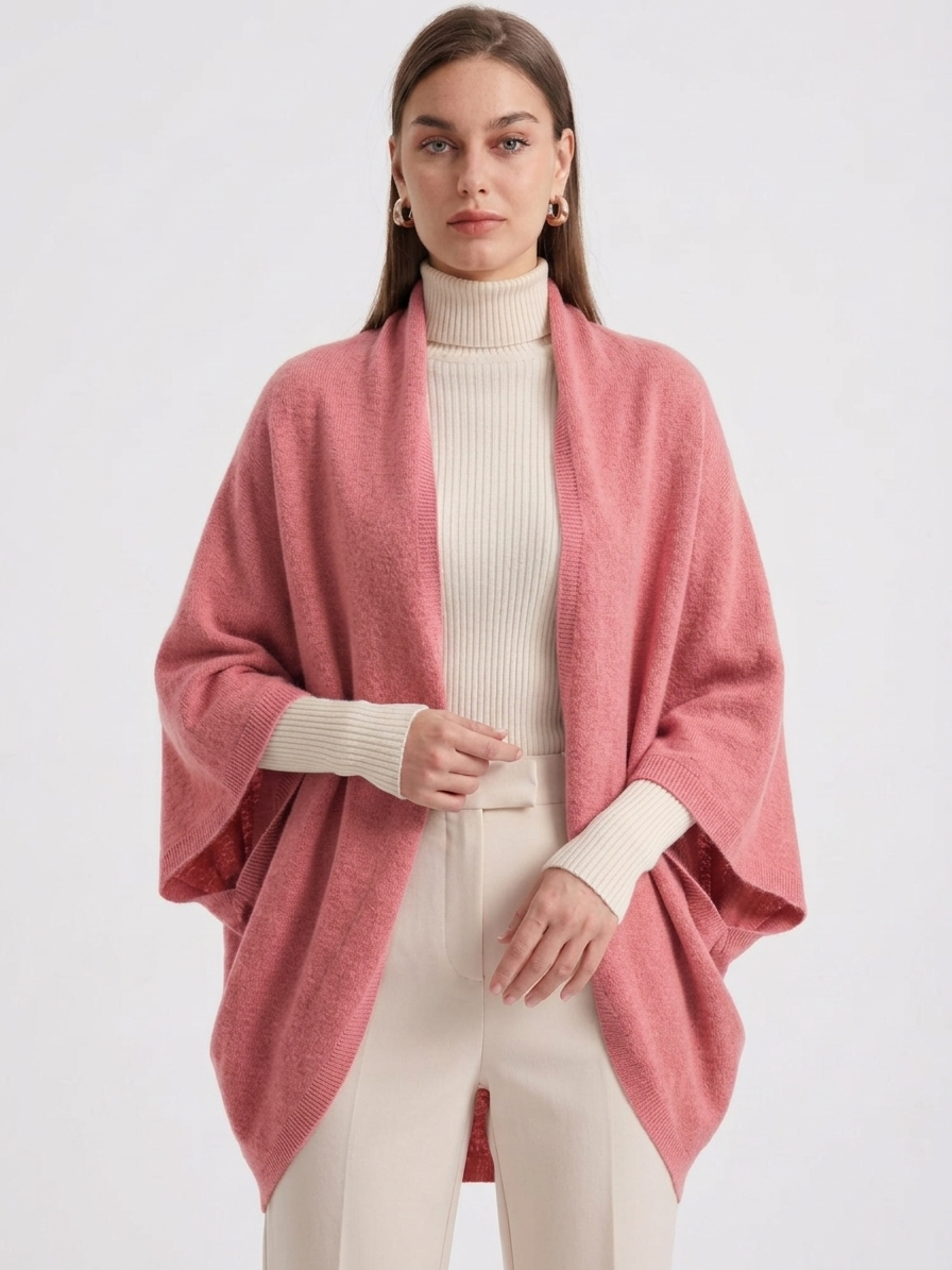 Cosy Wool Wrap - Gilet da donna