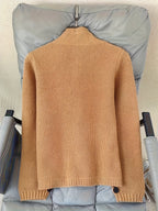Dames Gebreide Sweater Met Opstaande Kraag | Comfortabel En Tijdloos