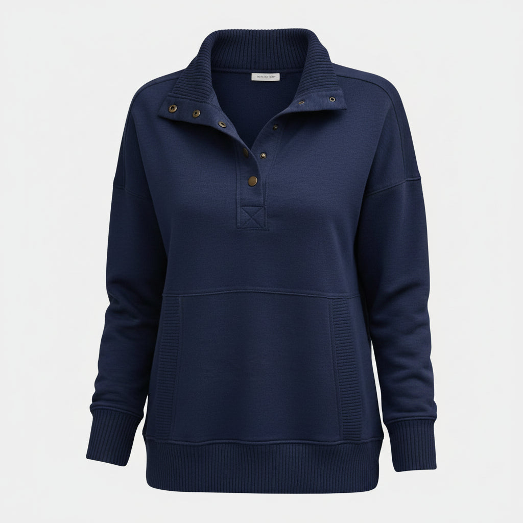 Damen Pullover V Ausschnitt Lässiger Felpa Alltag