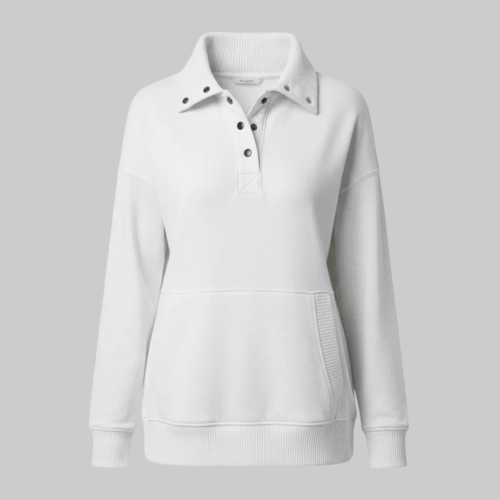 Damen Pullover V Ausschnitt Lässiger Felpa Alltag