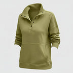 Damen Pullover V Ausschnitt Lässiger Felpa Alltag