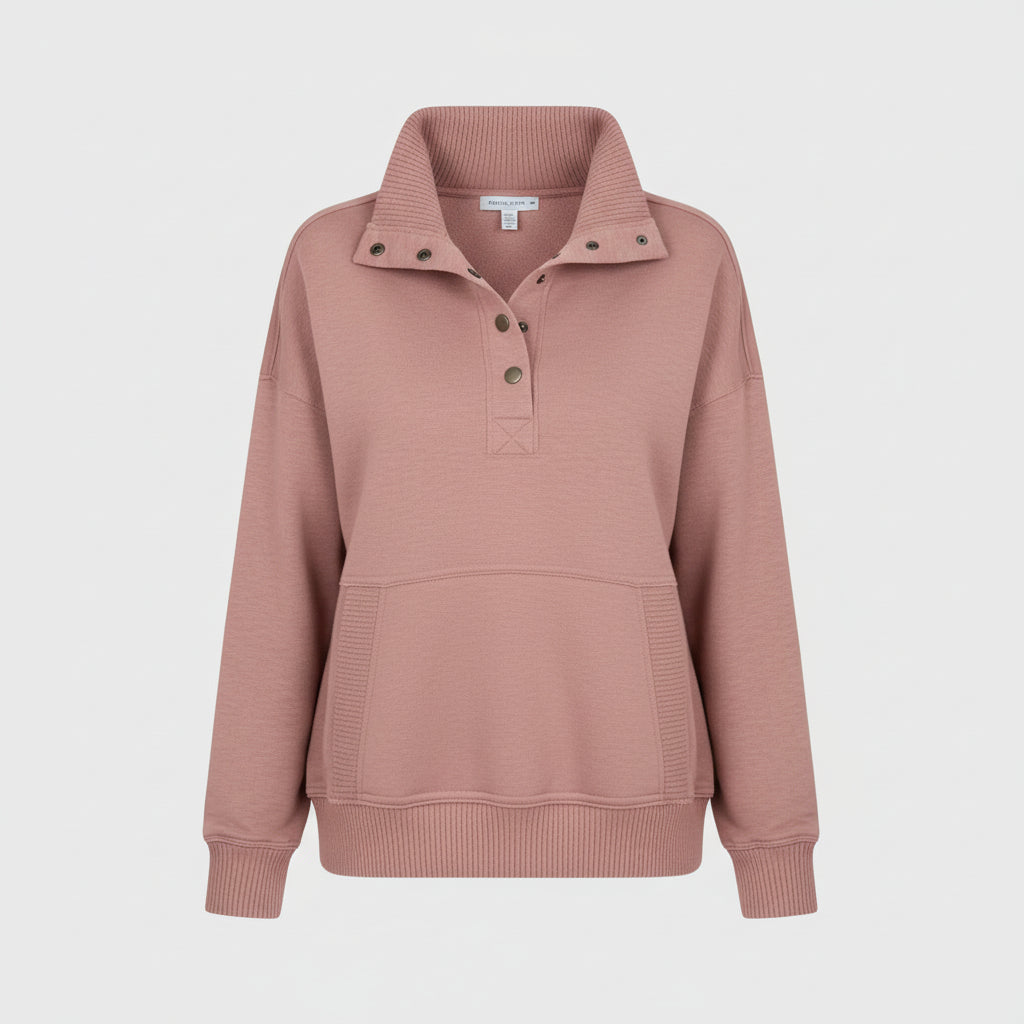 Damen Pullover V Ausschnitt Lässiger Felpa Alltag