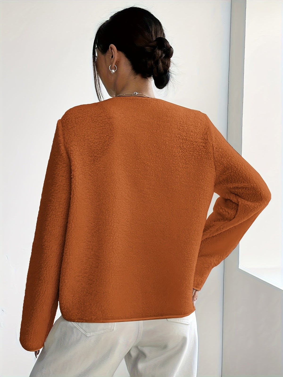 Giacca elegante da donna con bottoni | Intramontabile e morbido per l'autunno e l'inverno