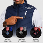 Gilet riscaldato unisex ricaricabile via USB ThermiVest