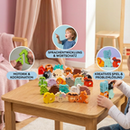 Puzzle dell'alfabeto aus Holz | Giochi di apprendimento dalla A alla Z per i bambini