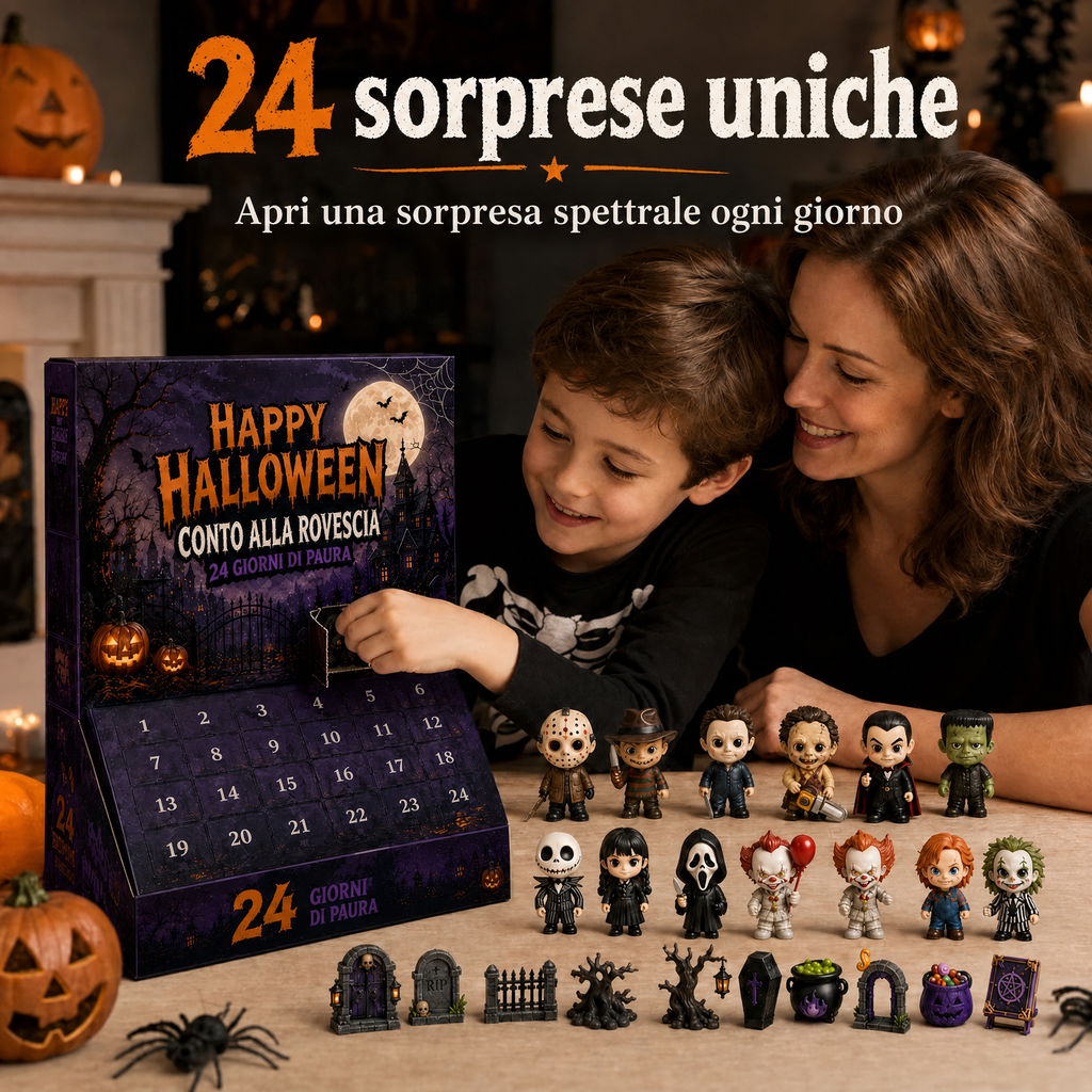 Collezione Calendario dell’Avvento di Halloween Misteriosa da 24 Giorni