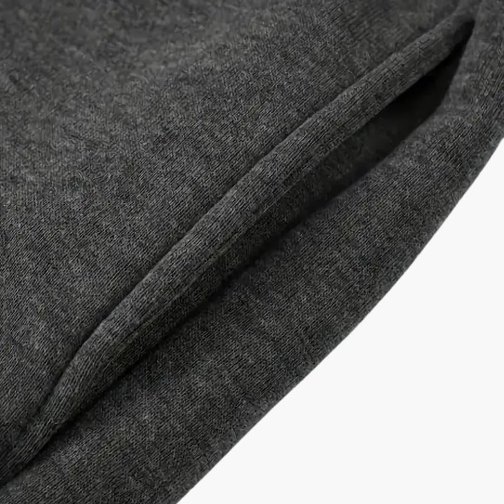 Pantaloni da jogging da uomo con polsini a coste e tasca posteriore