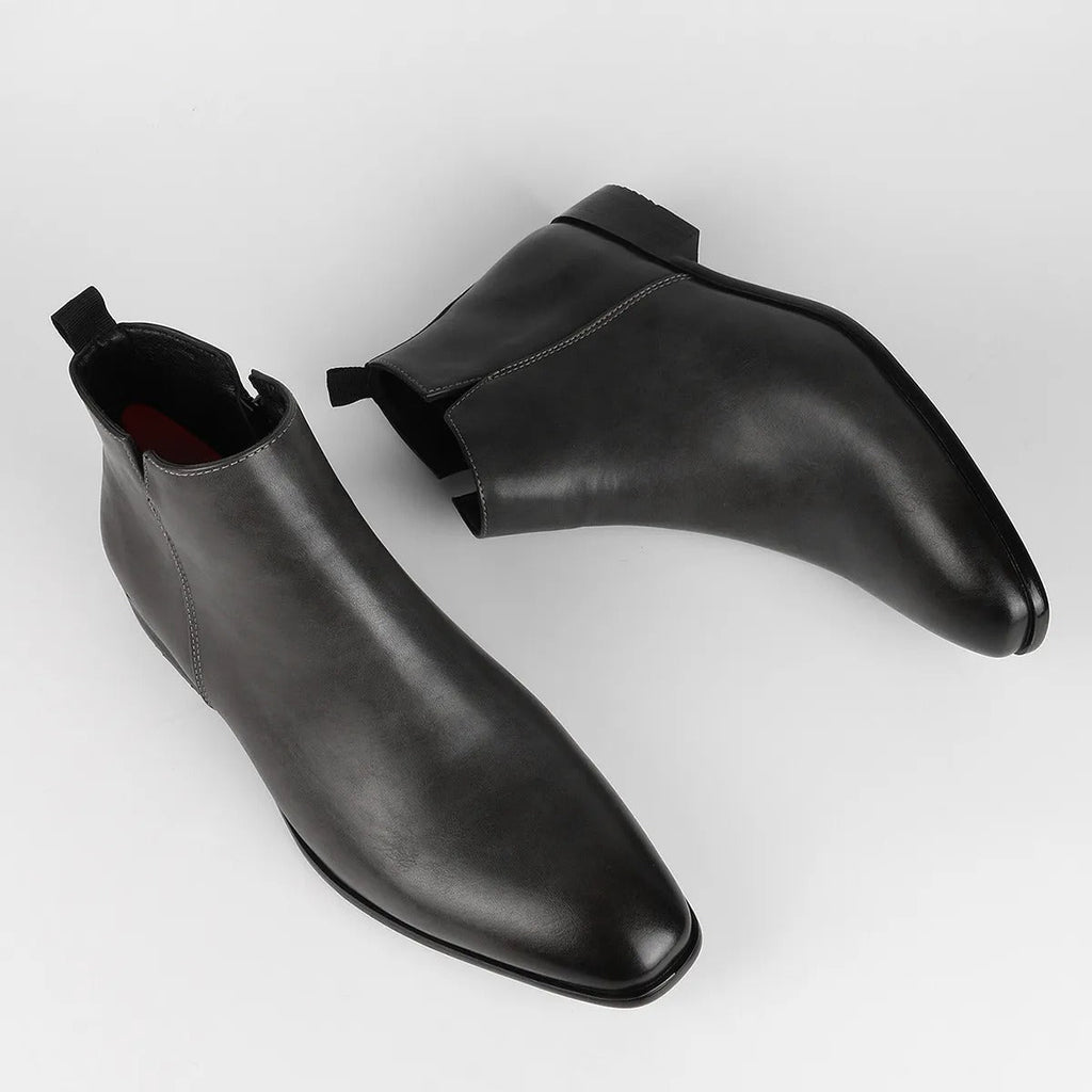 Stivali eleganti in pelle Aurelia Chelsea da uomo, eleganti